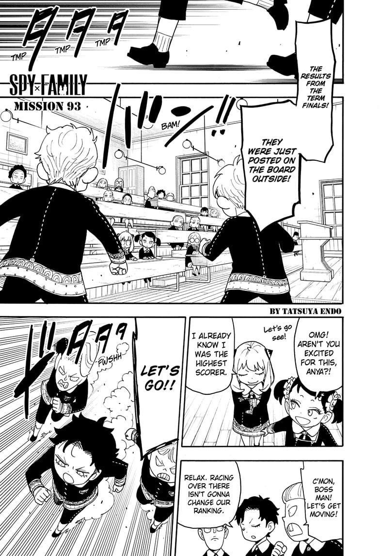 Spy x Family manga, chapter 93, page 1 of 22