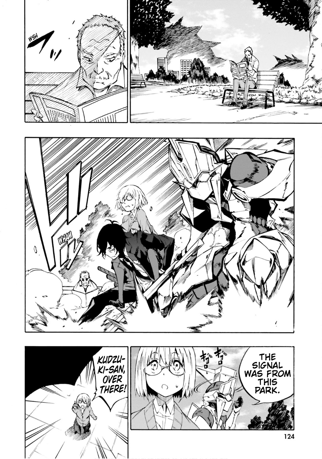 SSSS.GRIDMAN: Hime & Samurai Chapter 12 page 12 - Chapter 12: Weakpoint and Division [Part 1]