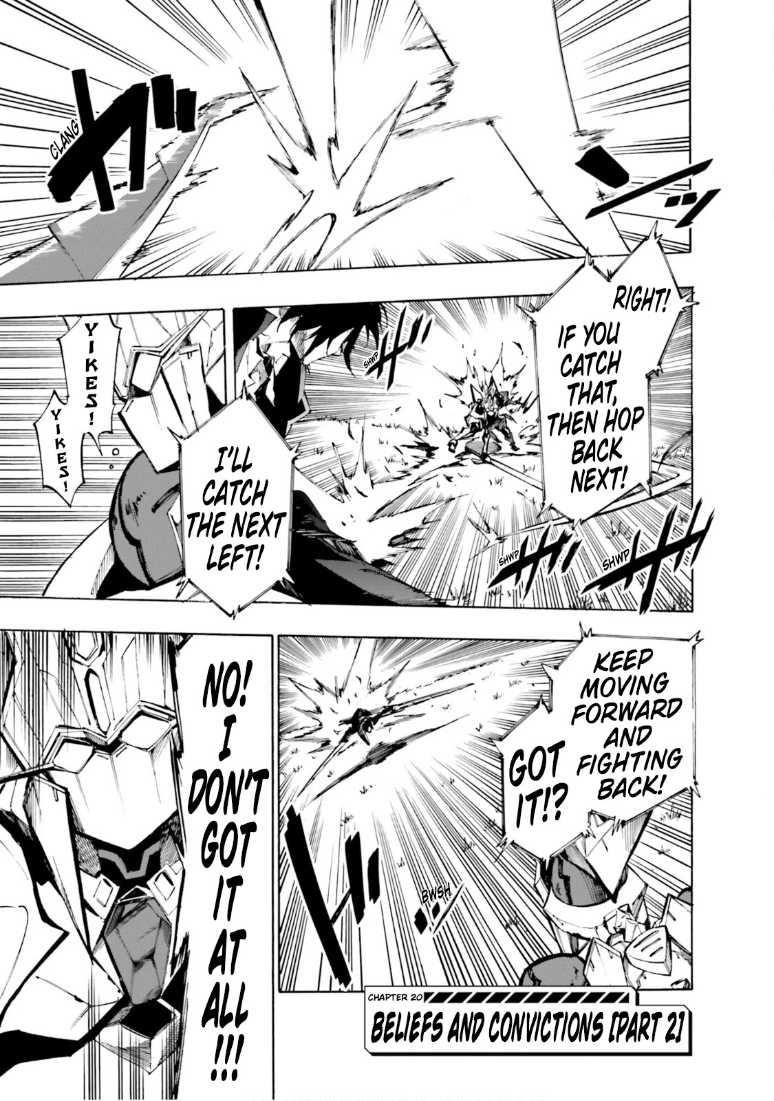 SSSS.GRIDMAN: Hime & Samurai Chapter 20 page 2 - Chapter 20: Beliefs and Convictions [Part 2]