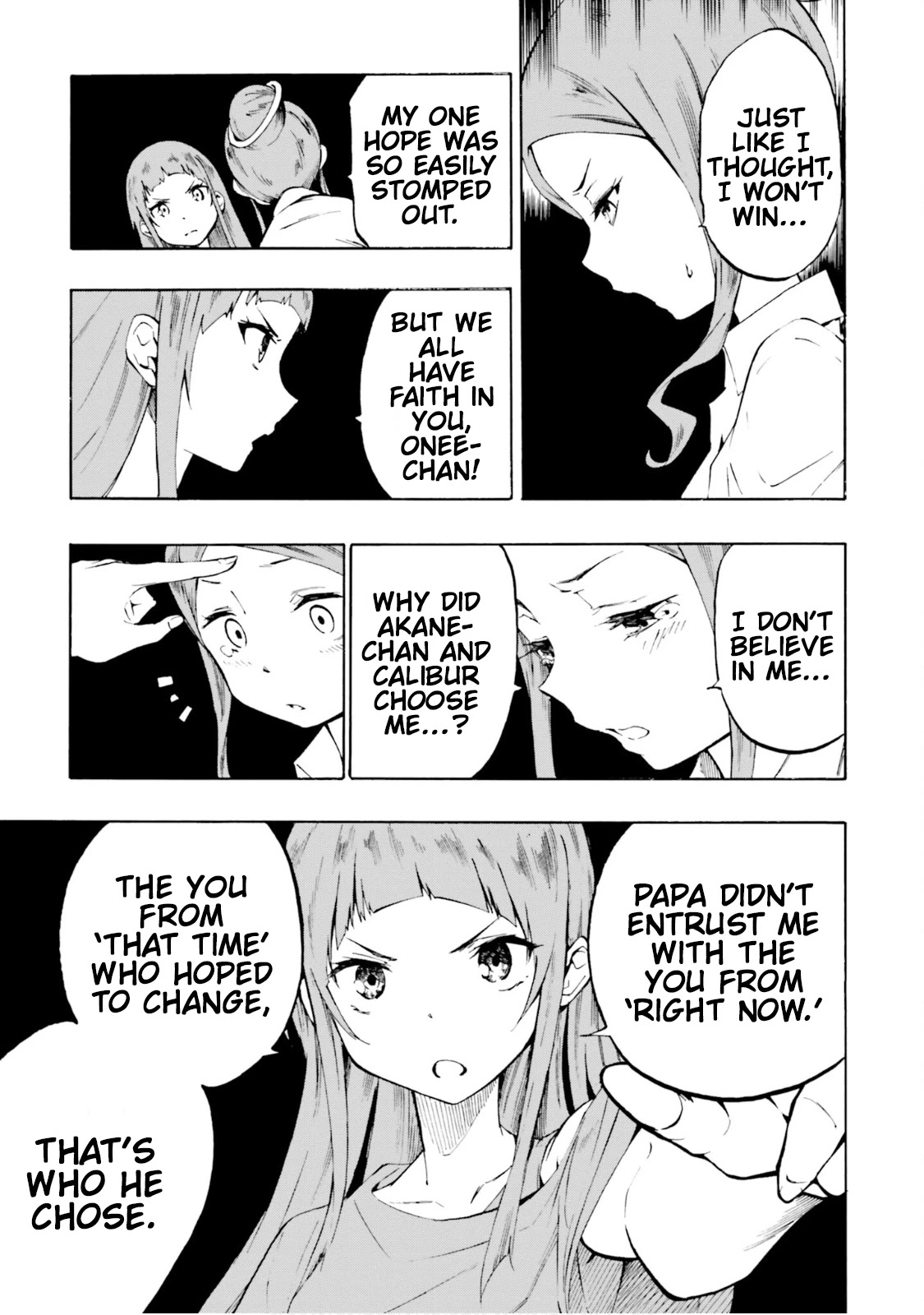 SSSS.GRIDMAN: Hime & Samurai Chapter 21 page 12 - Chapter 21: Beliefs and Convictions [Part 3]