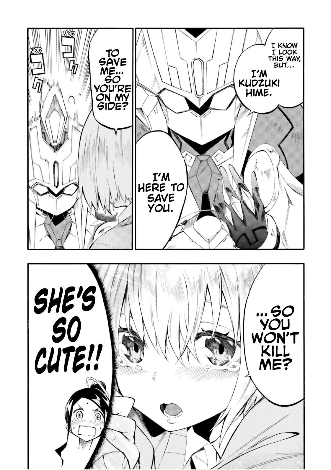 SSSS.GRIDMAN: Hime & Samurai Chapter 4 page 13 - Chapter 4: Rescue and Heartthrob [Part 2]