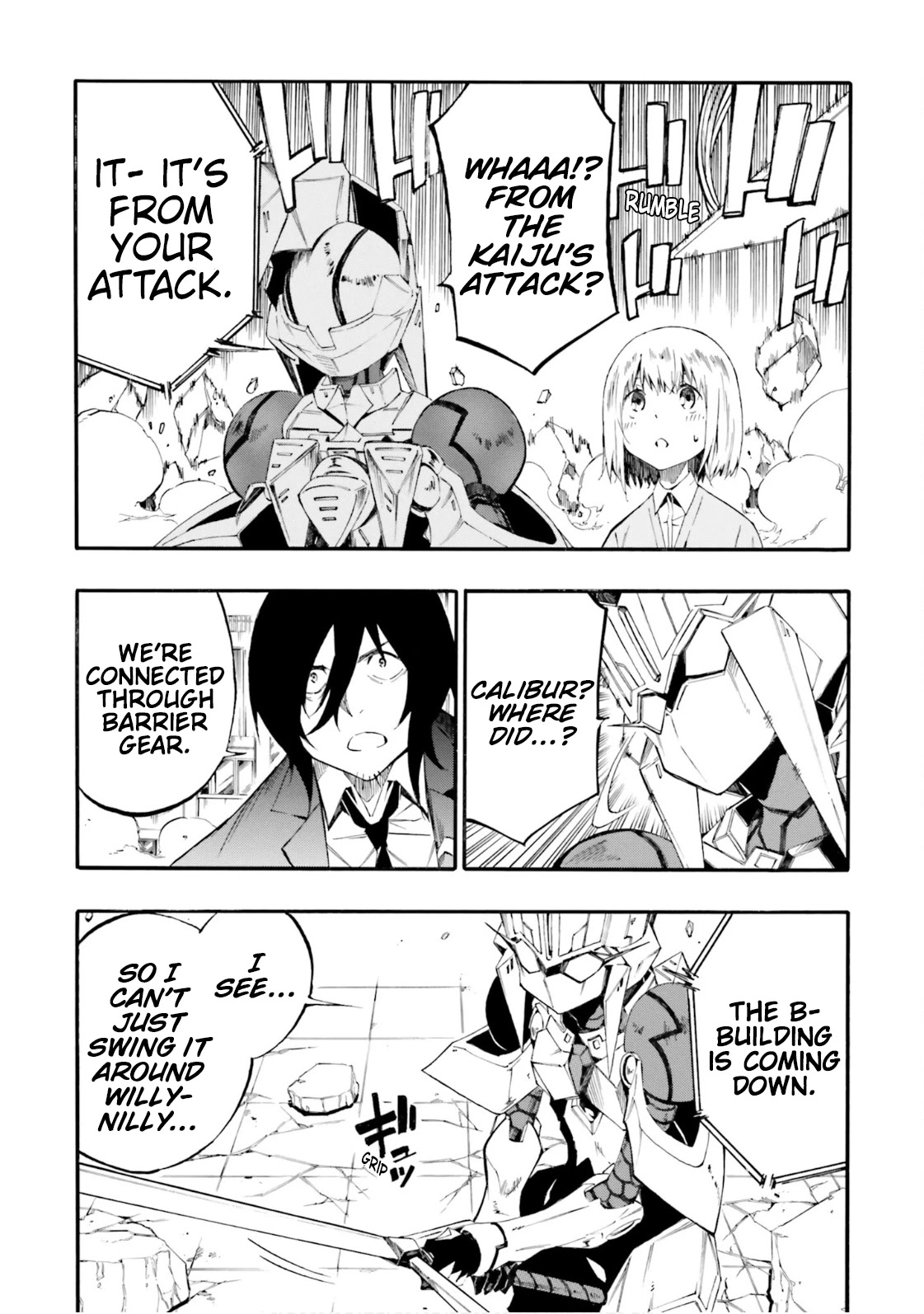 SSSS.GRIDMAN: Hime & Samurai Chapter 4 page 16 - Chapter 4: Rescue and Heartthrob [Part 2]
