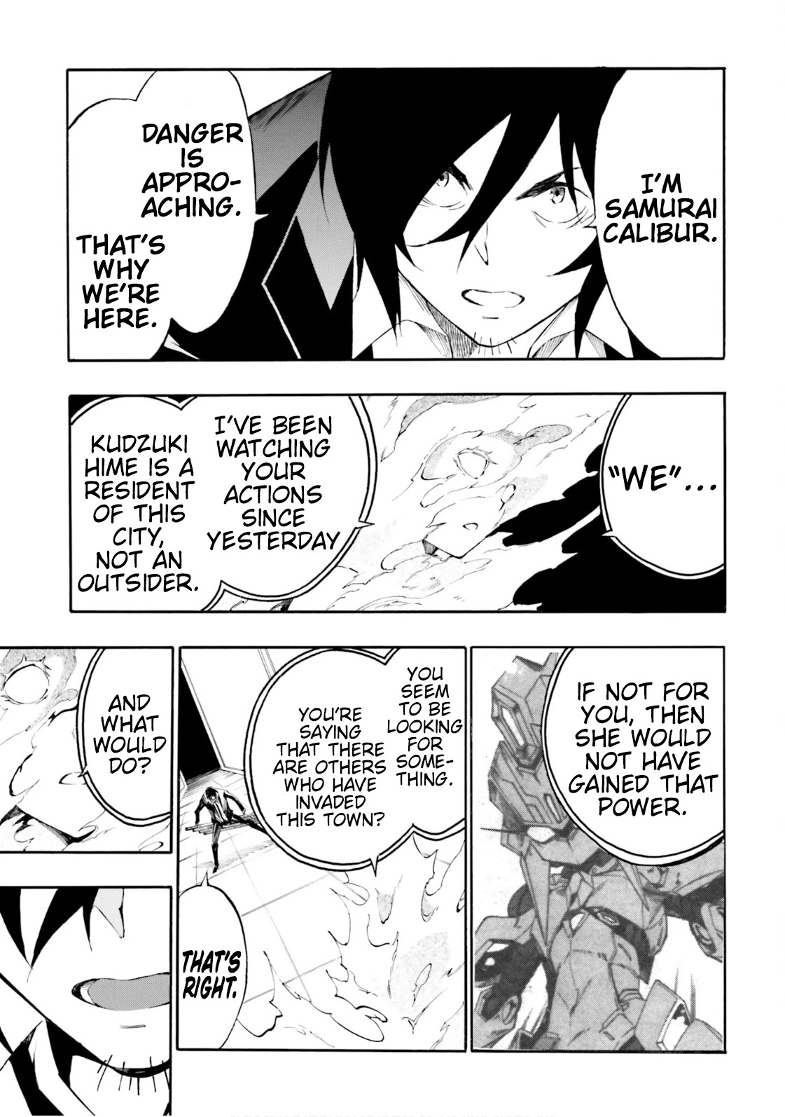 SSSS.GRIDMAN: Hime & Samurai Chapter 6 page 9 - Chapter 6: Assault and Promise [Part 2]