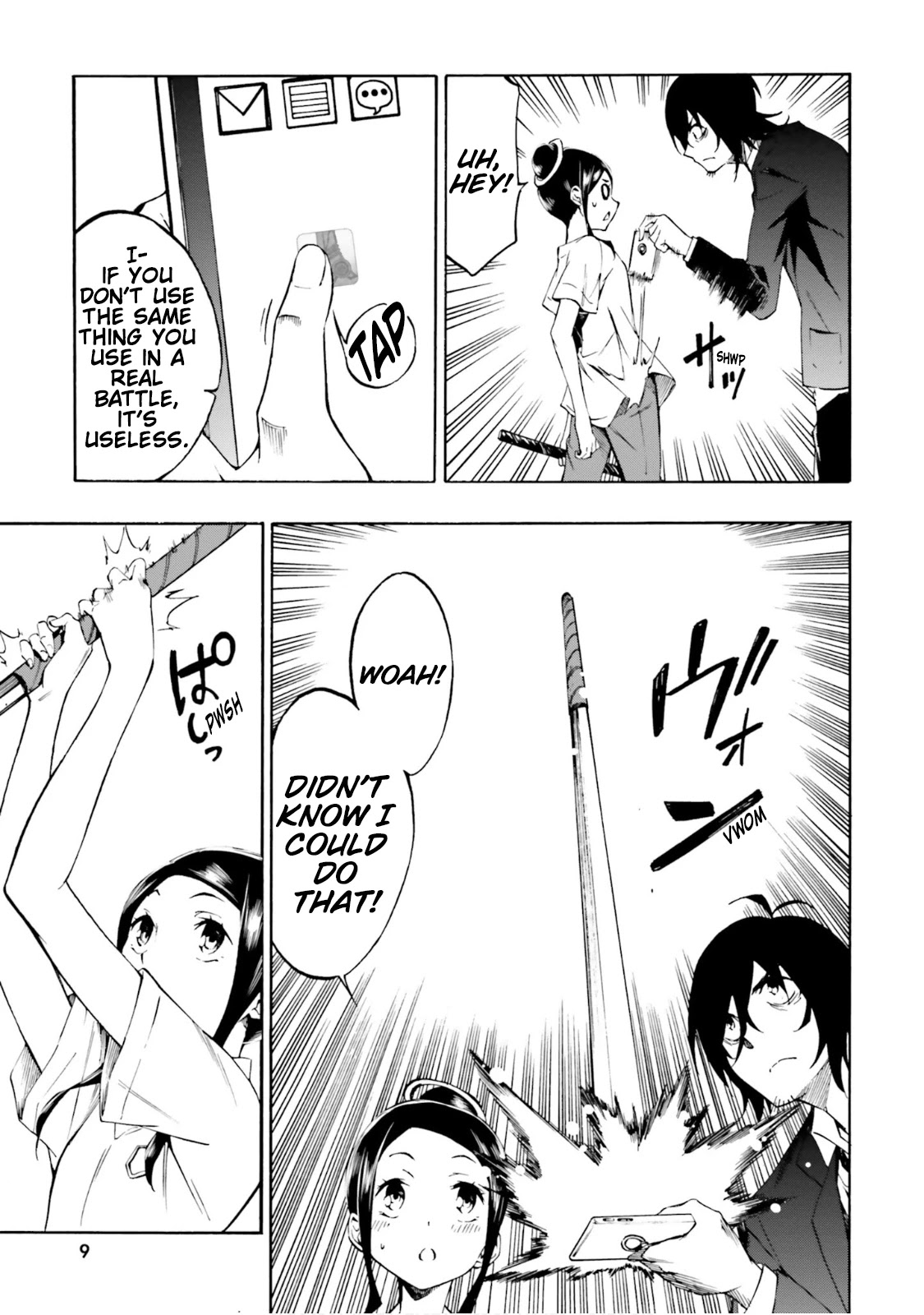 SSSS.GRIDMAN: Hime & Samurai Chapter 7 page 9 - Chapter 7: Restlessness and System [Part 1]