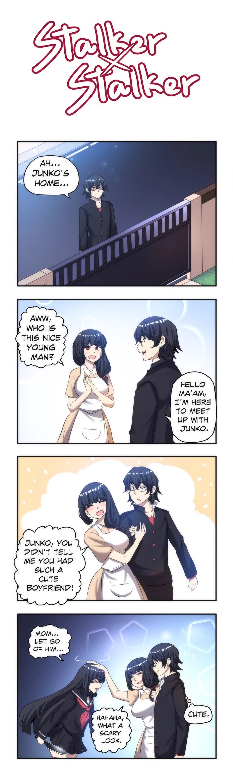 Stalker x Stalker Chapter 15 page 1 - Chapter 15: Junko's Mom
