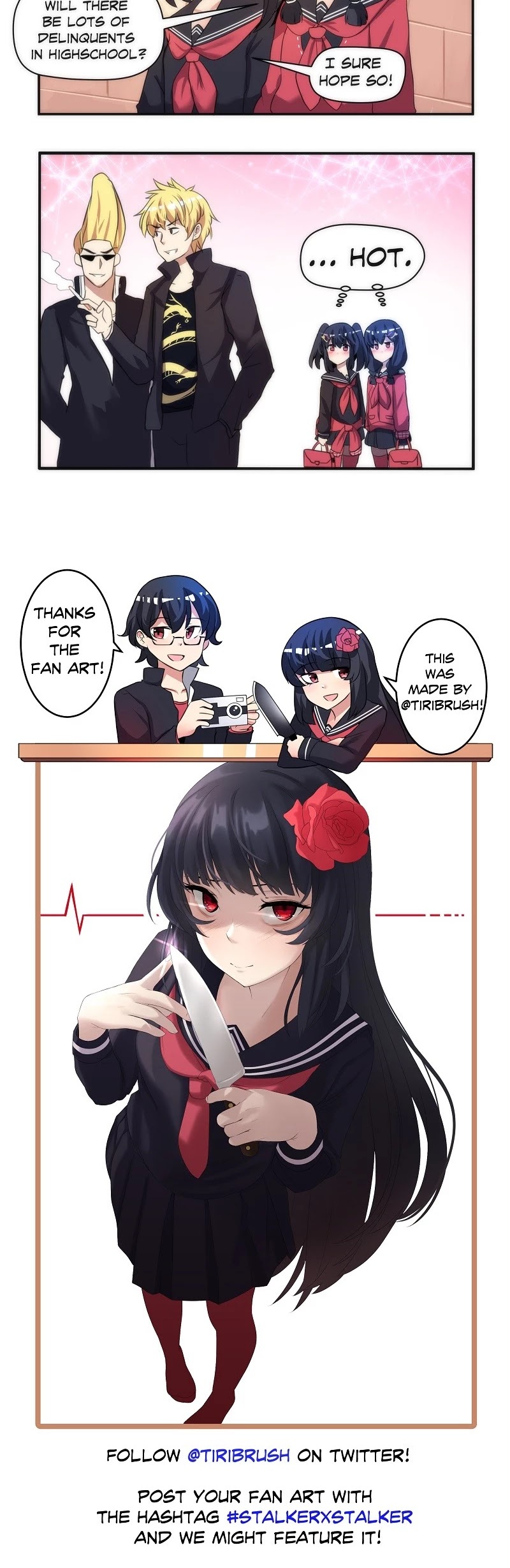 Stalker x Stalker Chapter 20 page 2 - Chapter 20: Hot