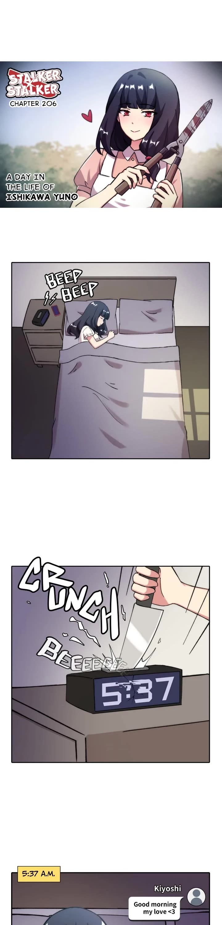 Stalker x Stalker Chapter 206 page 1 - Chapter 206: (S2) Episode 206