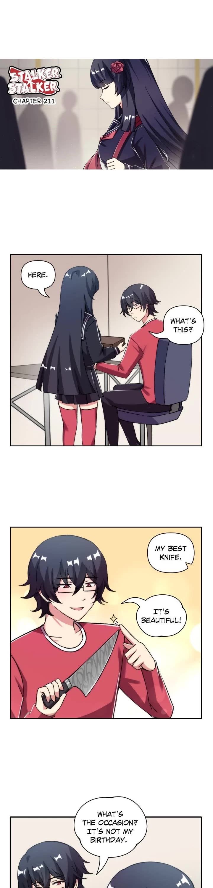 Stalker x Stalker Chapter 211 page 1 - Chapter 211: (S2) Episode 211 (Season 2 End)