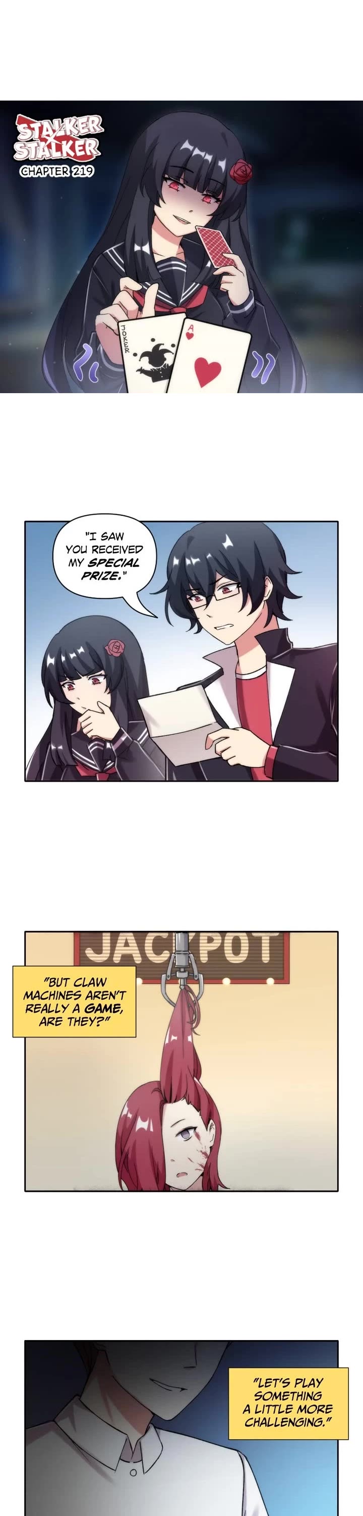 Stalker x Stalker Chapter 219 page 1 - Chapter 219: (S3) Episode 219