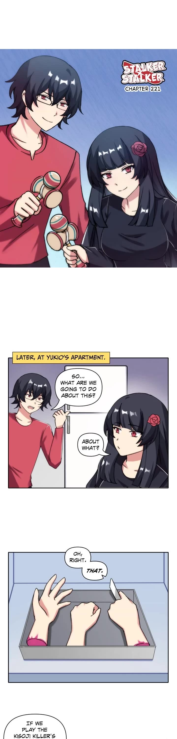 Stalker x Stalker Chapter 221 page 1 - Chapter 221: (S3) Episode 221