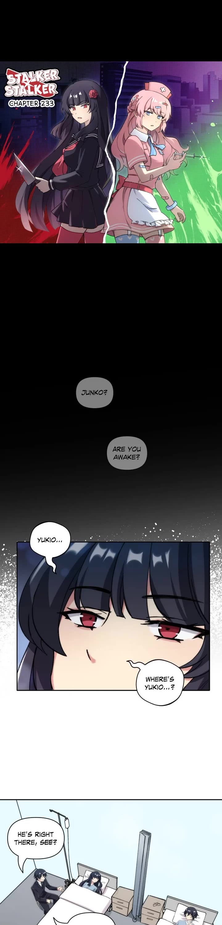 Stalker x Stalker Chapter 233 page 1 - Chapter 233: (S3) Episode 233