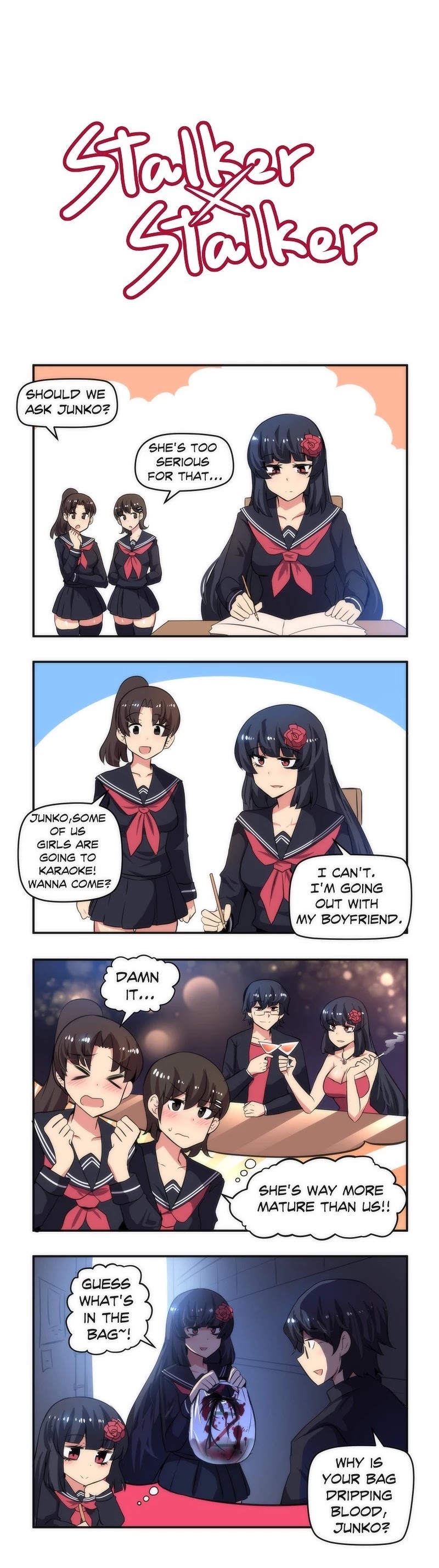 Stalker x Stalker Chapter 26 page 1 - Chapter 26: Bloody Bag