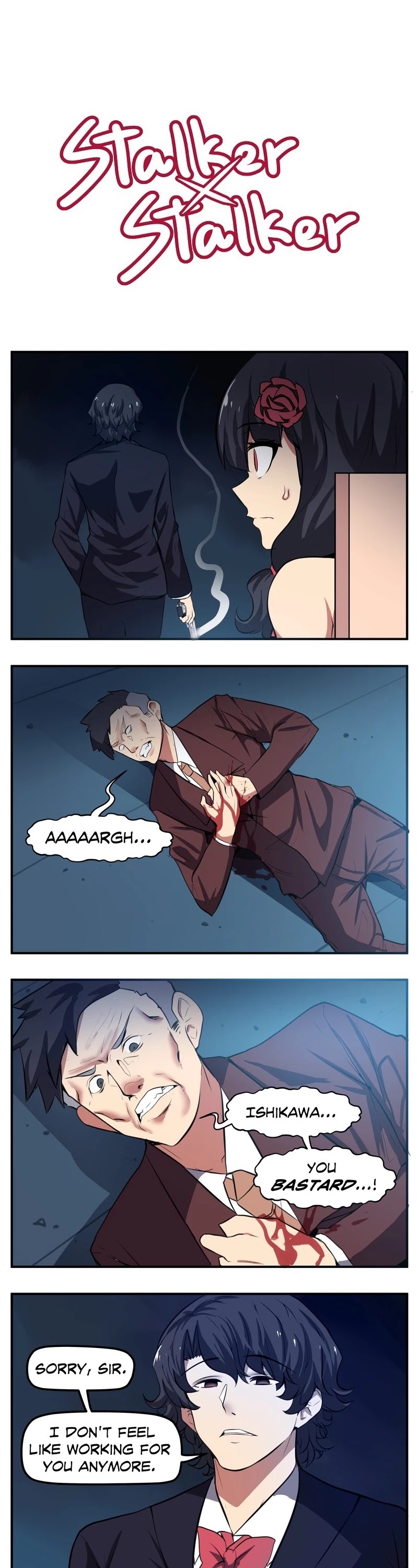 Stalker x Stalker Chapter 66 page 1 - Chapter 66: Death & Dinner