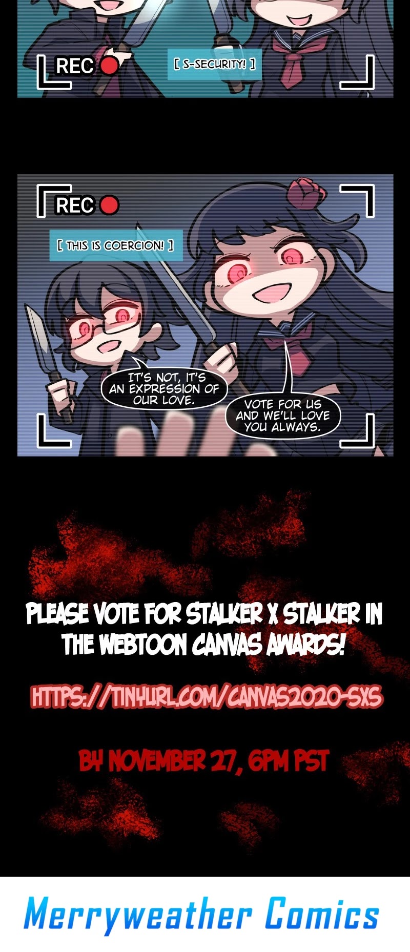 Stalker x Stalker Chapter 67.5 page 2 - Chapter 67.5: Special Message!