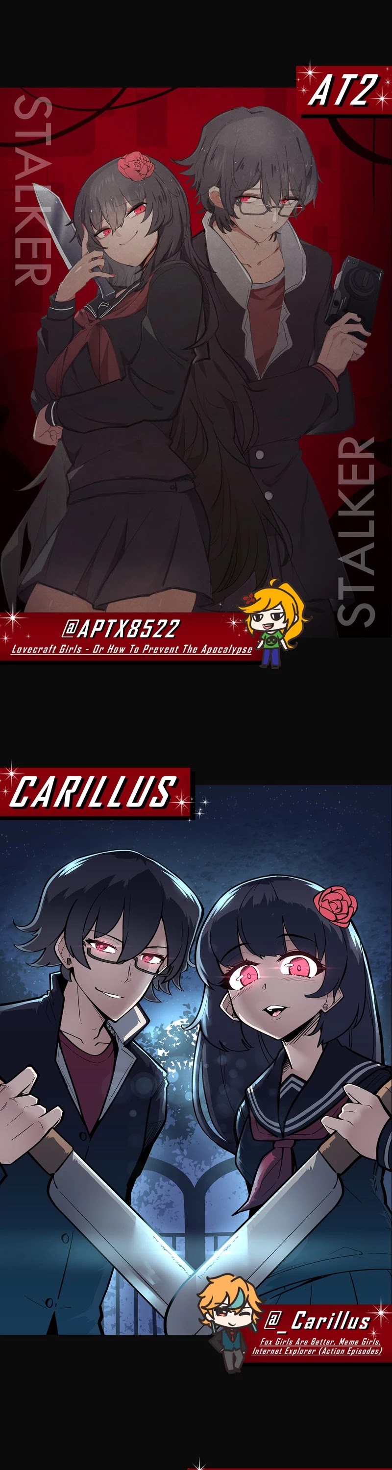 Stalker x Stalker Chapter 67.6 page 2 - Chapter 67.6: 1 MILLION SUBSCRIBERS & CANVAS AWARDS!