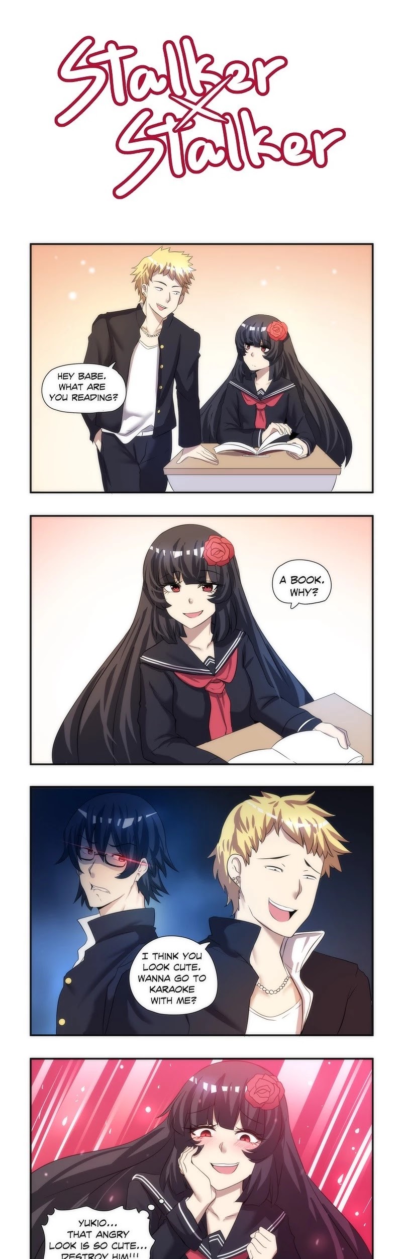 Stalker x Stalker Chapter 8 page 1 - Chapter 8: New Guy