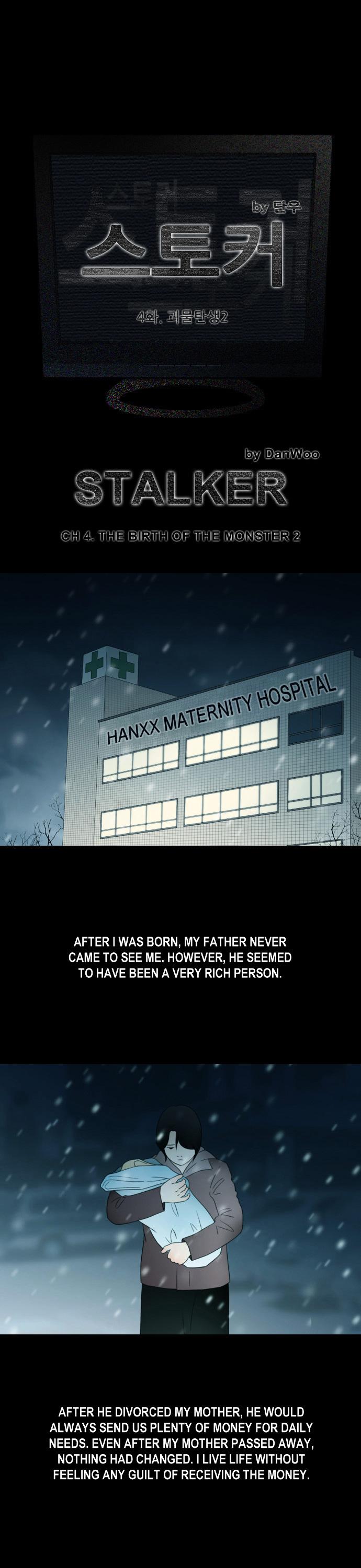 Stalker Chapter 4 page 1 - Chapter 4 : The Birth of the Monster 2