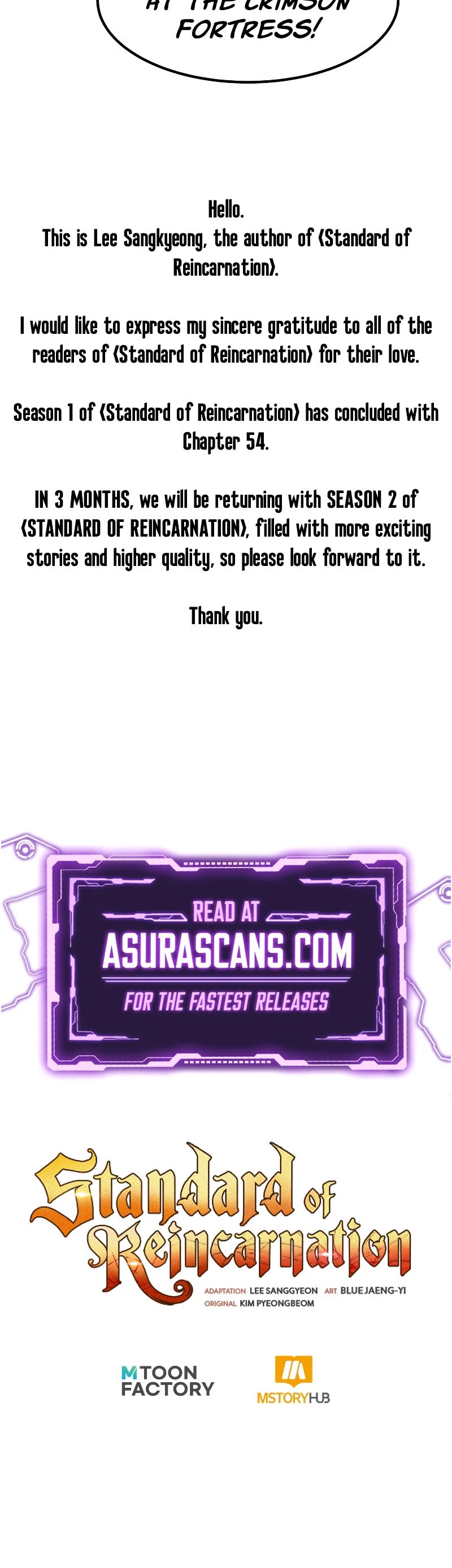 Standard of Reincarnation Chapter 54 page 63 - Chapter 54 (S1 END)