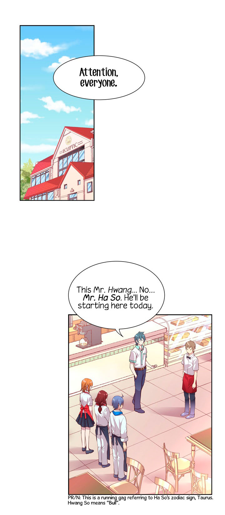 Star Star Star - Horoscope Cafe Chapter 2 page 3 - Chapter 2 : Ha So's Slow Progress