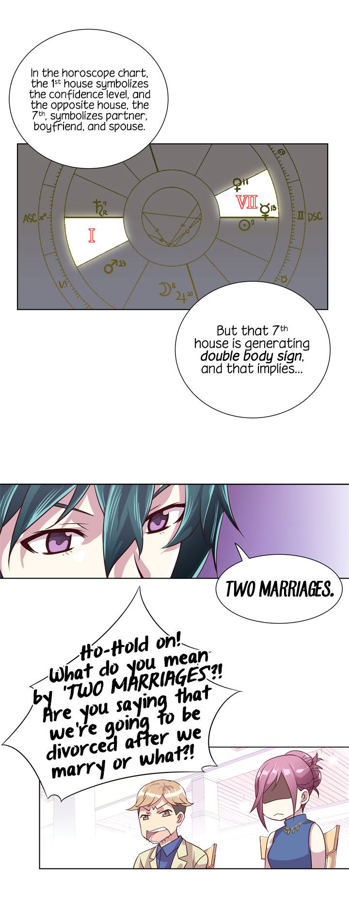 Star Star Star - Horoscope Cafe Chapter 4 page 35 - Chapter 4 : Scorpion can see through