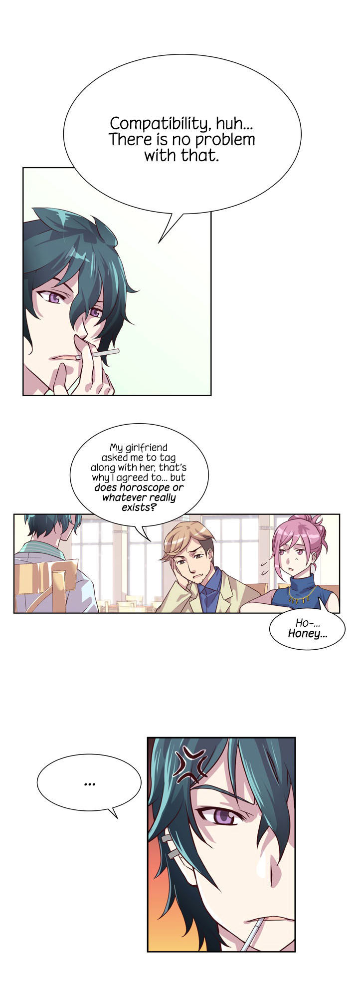 Star Star Star - Horoscope Cafe Chapter 4 page 7 - Chapter 4 : Scorpion can see through