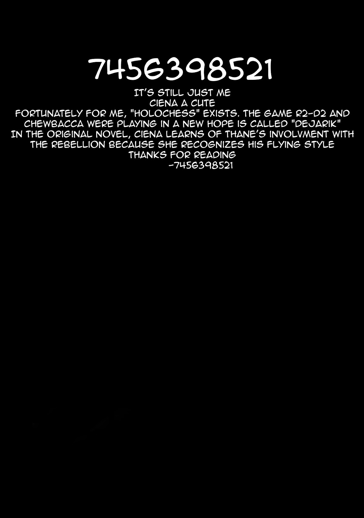 STAR WARS: Lost Stars Chapter 0.2 page 21 - Chapter 0.2