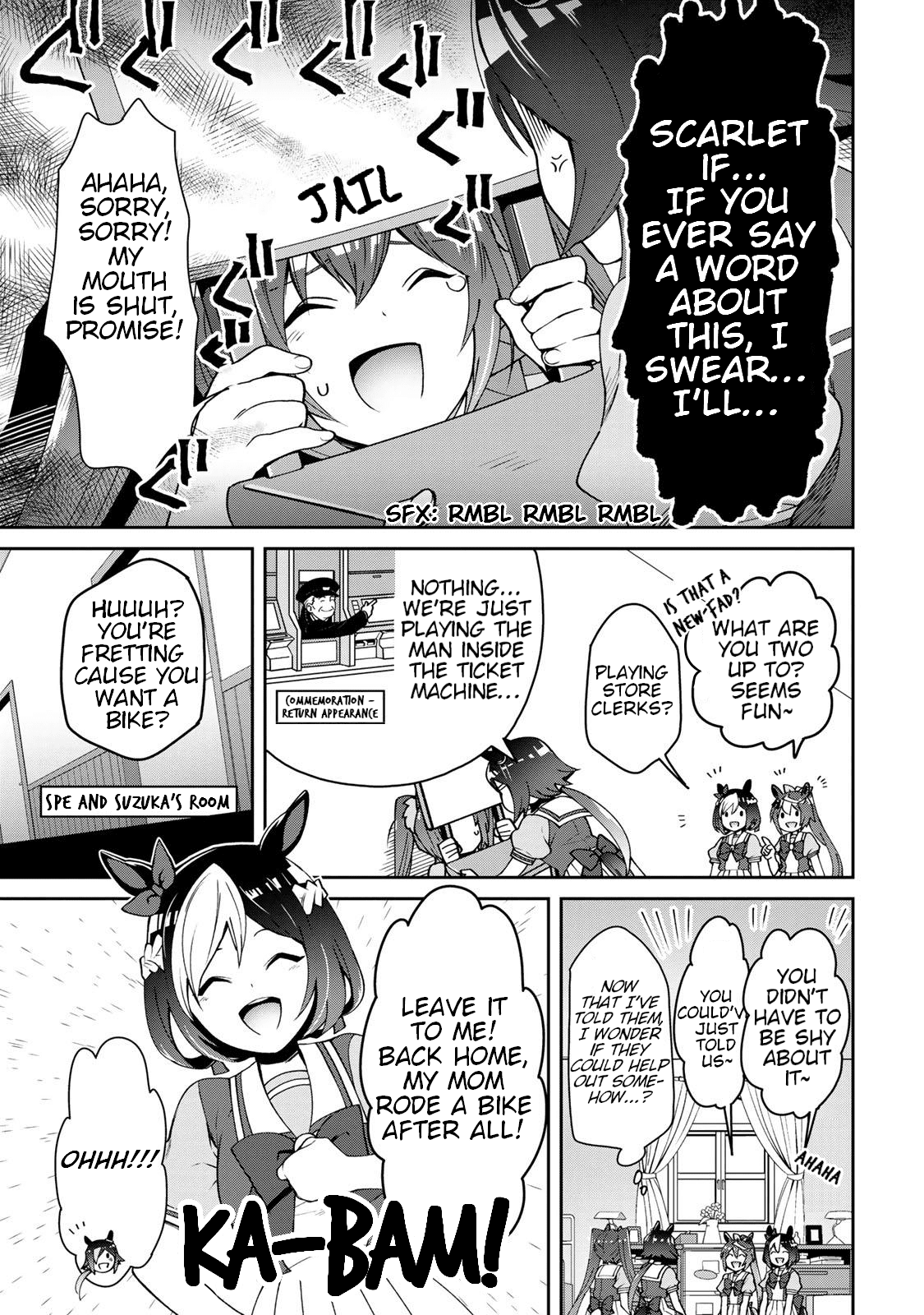 Starting Gate -Horsegirl Pretty Derby- Chapter 14.5 page 3 - Chapter 14.5: Vodka Special