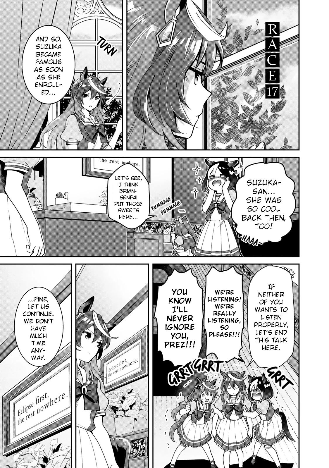 Starting Gate -Horsegirl Pretty Derby- Chapter 17 page 1 - Chapter 17: An Extraordinary Day #3
