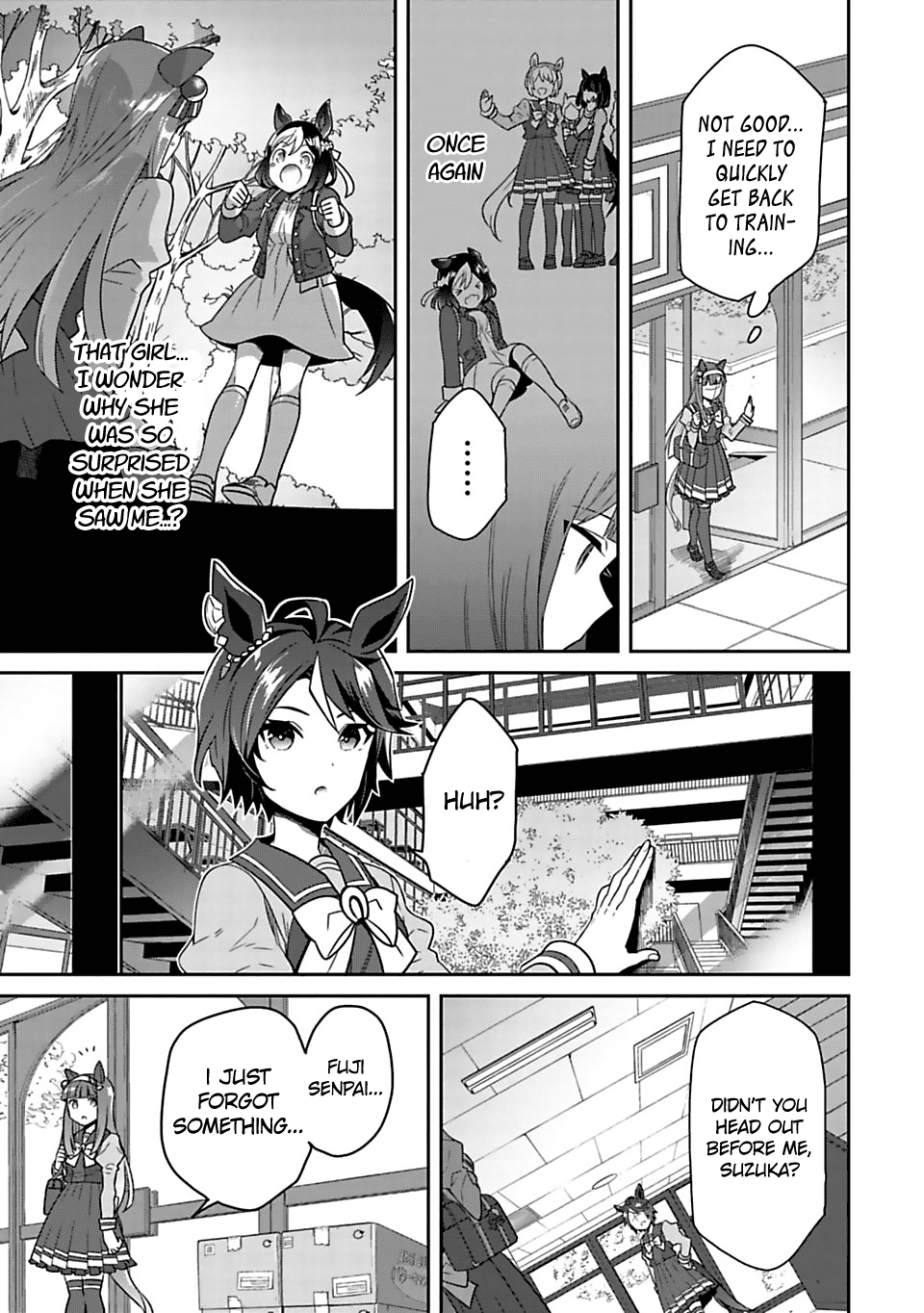 Starting Gate -Horsegirl Pretty Derby- Chapter 2 page 11 - Chapter 2: Special Today! #02