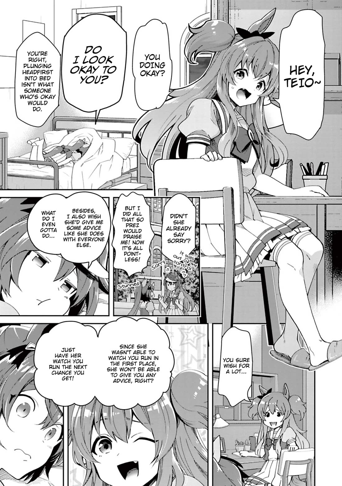Starting Gate -Horsegirl Pretty Derby- Chapter 32 page 12 - Chapter 32: Tokai Teio #1