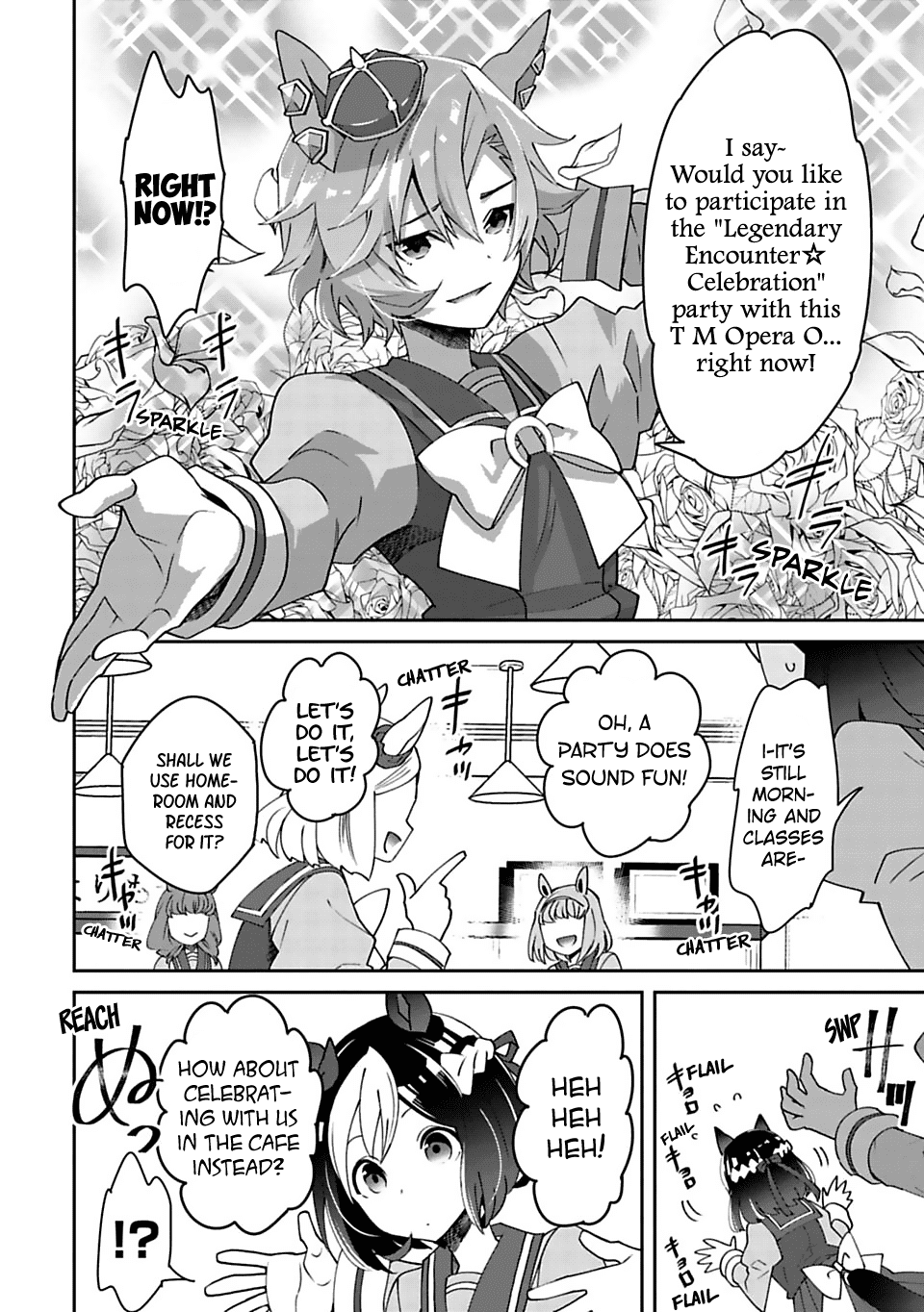 Starting Gate -Horsegirl Pretty Derby- Chapter 4 page 13 - Chapter 4: Distance Between the Two #01