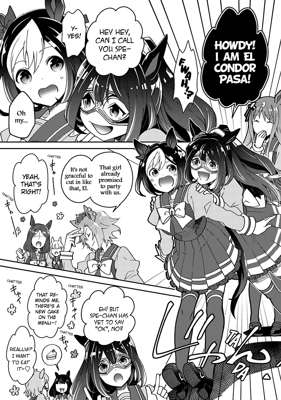 Starting Gate -Horsegirl Pretty Derby- Chapter 4 page 14 - Chapter 4: Distance Between the Two #01