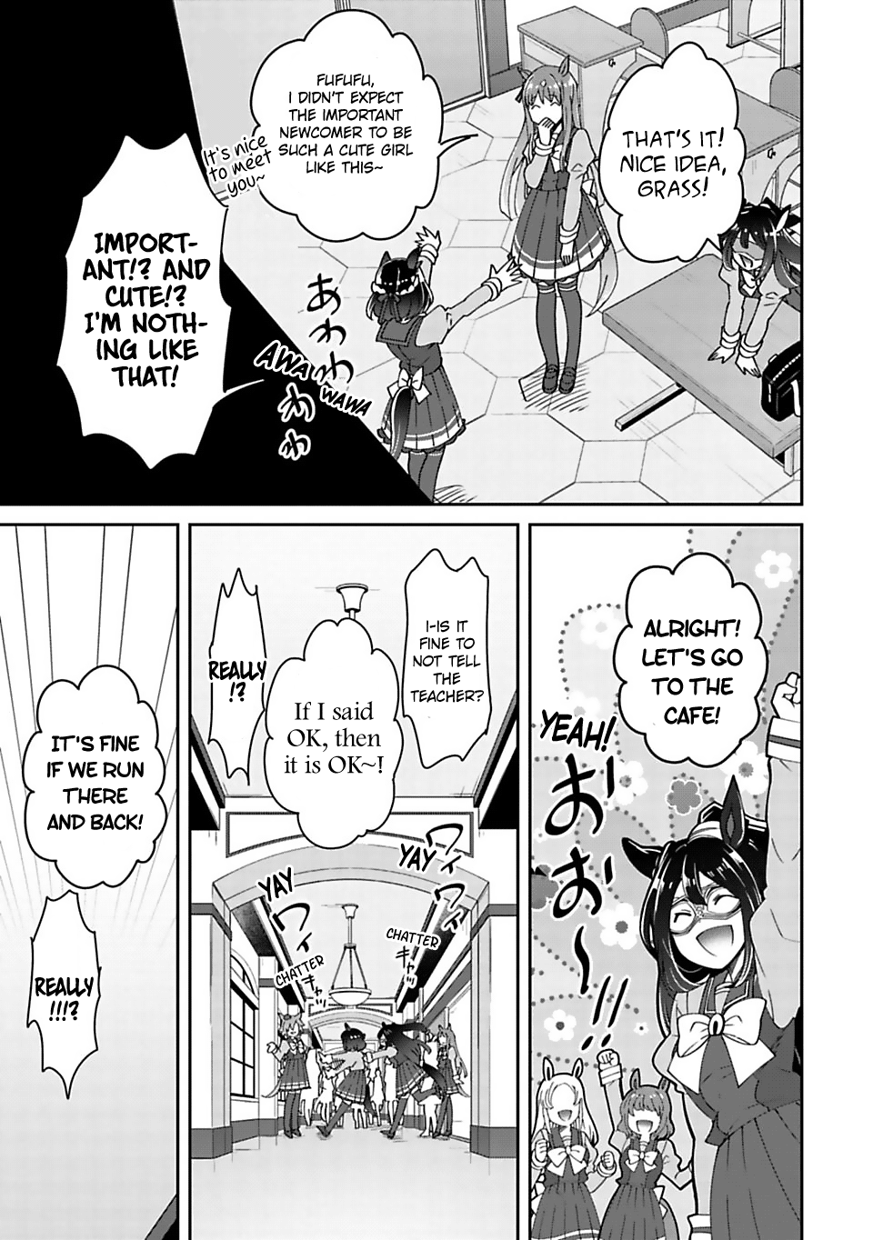 Starting Gate -Horsegirl Pretty Derby- Chapter 4 page 16 - Chapter 4: Distance Between the Two #01