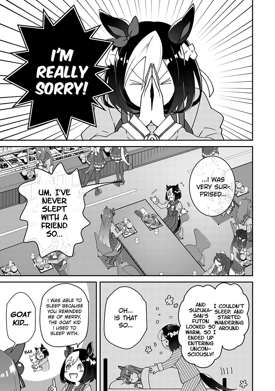 Starting Gate -Horsegirl Pretty Derby- Chapter 4 page 3 - Chapter 4: Distance Between the Two #01
