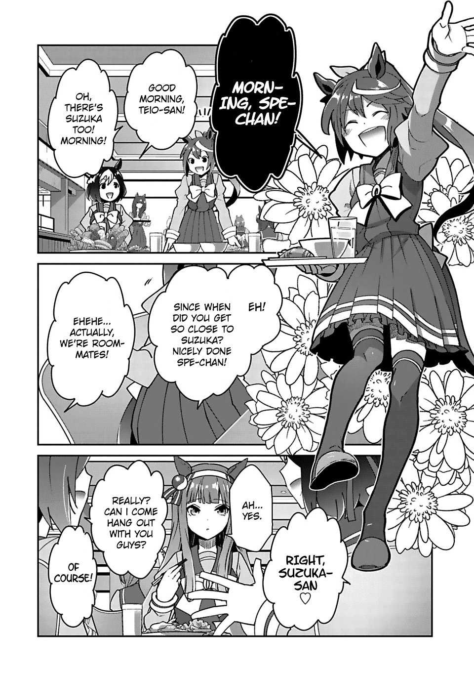 Starting Gate -Horsegirl Pretty Derby- Chapter 4 page 6 - Chapter 4: Distance Between the Two #01