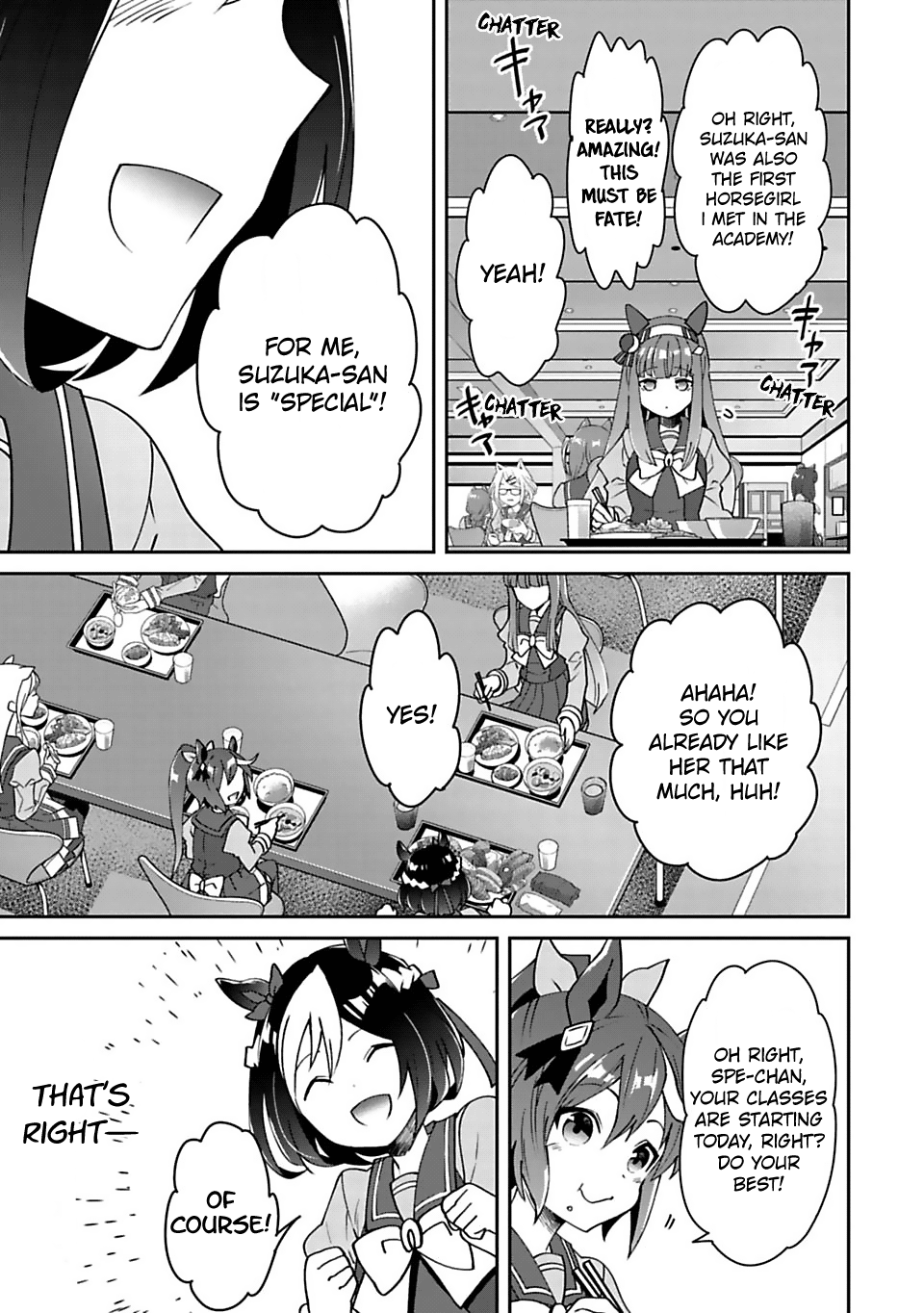 Starting Gate -Horsegirl Pretty Derby- Chapter 4 page 7 - Chapter 4: Distance Between the Two #01