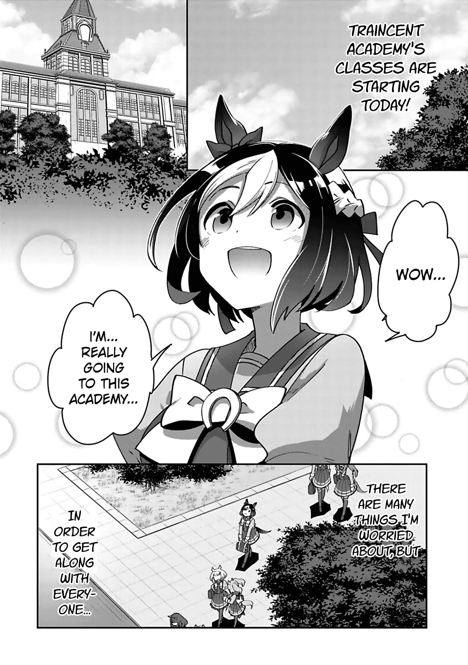 Starting Gate -Horsegirl Pretty Derby- Chapter 4 page 8 - Chapter 4: Distance Between the Two #01