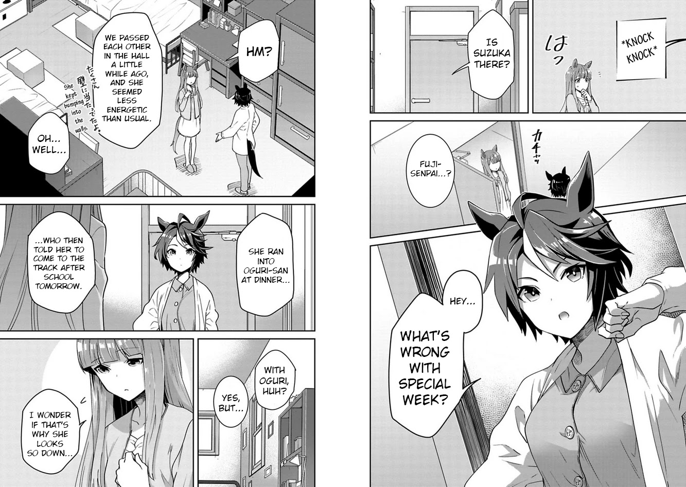 Starting Gate -Horsegirl Pretty Derby- Chapter 5 page 7 - Chapter 5: The Distance Between Two People 2