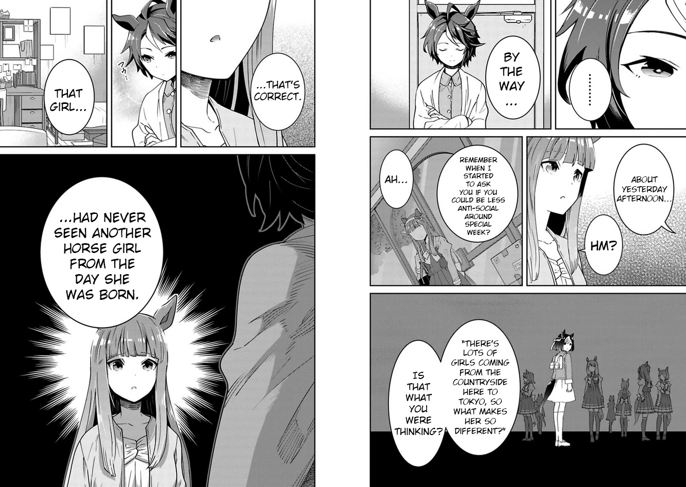 Starting Gate -Horsegirl Pretty Derby- Chapter 5 page 8 - Chapter 5: The Distance Between Two People 2