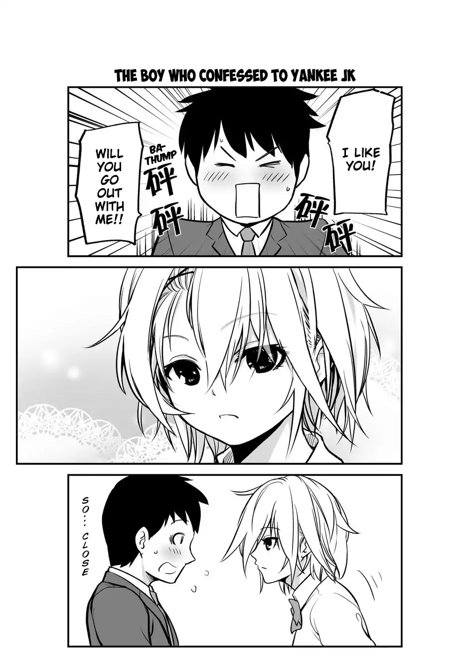Starting Out As Friends With A Yankee Girl Chapter 1 page 3 - Chapter 1: The boy who confessed to Yankee JK