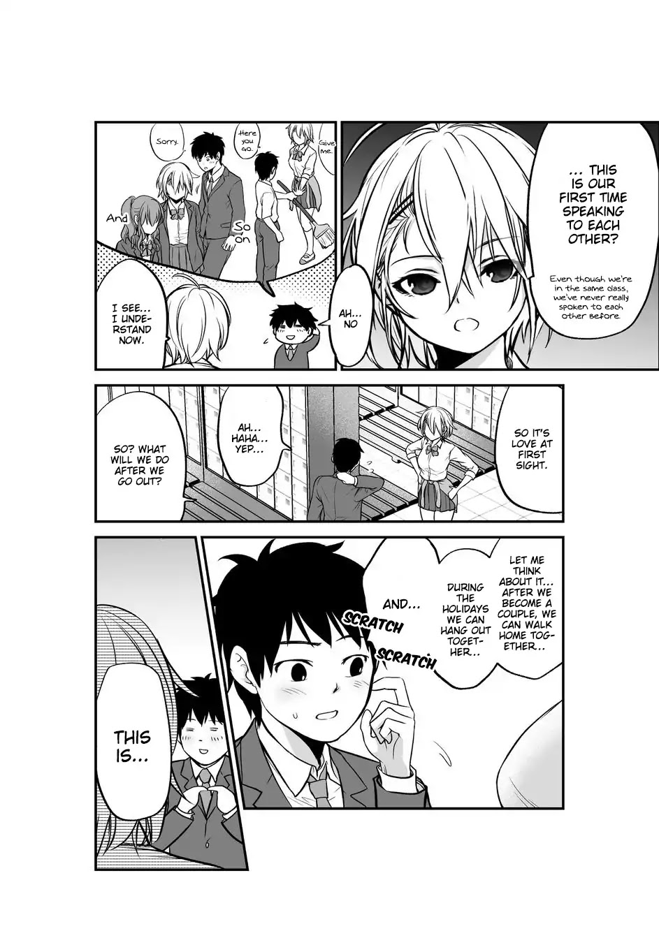 Starting Out As Friends With A Yankee Girl Chapter 1 page 4 - Chapter 1: The boy who confessed to Yankee JK