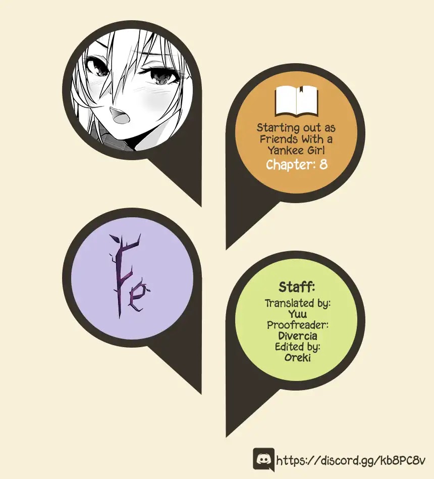 Starting Out As Friends With A Yankee Girl Chapter 8 page 1 - Chapter 8