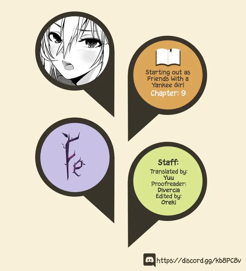 Starting Out As Friends With A Yankee Girl Chapter 9 page 1 - Chapter 9
