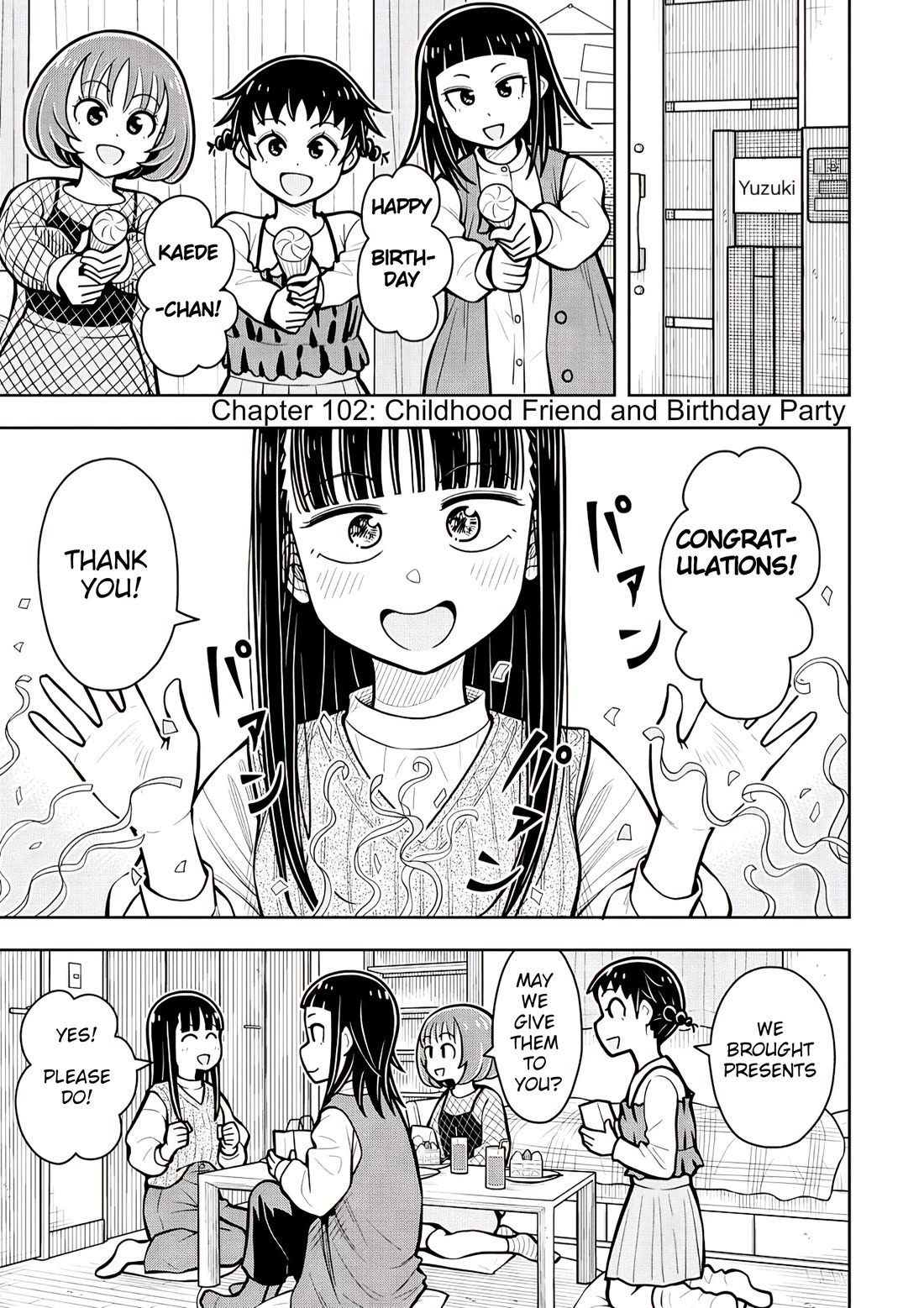 Starting Today She's My Childhood Friend Chapter 102 page 1 - Chapter 102: Childhood Friend and Birthday Party