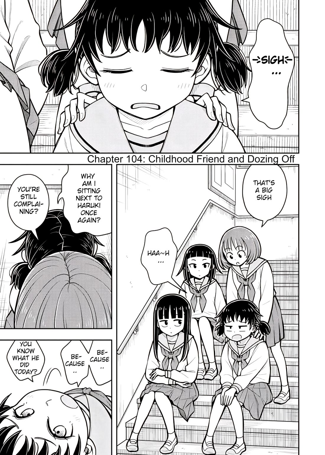 Starting Today She's My Childhood Friend Chapter 104 page 1 - Chapter 104: Childhood Friend and Dozing Off