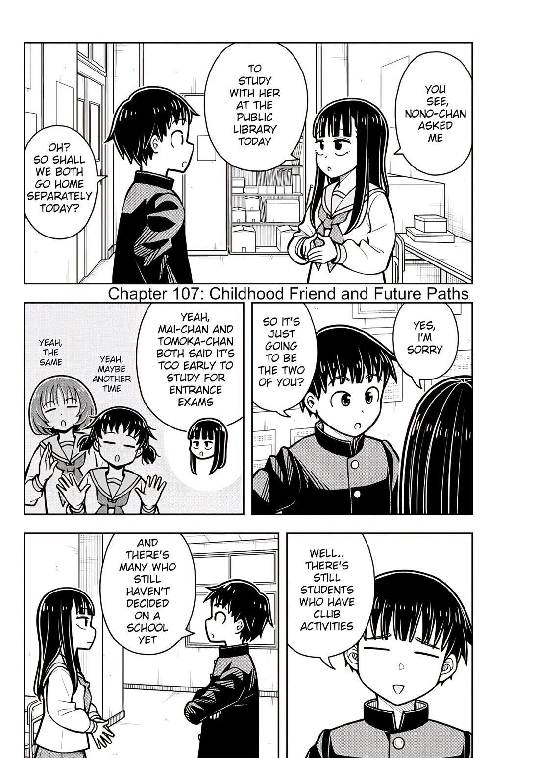 Starting Today She's My Childhood Friend Chapter 107 page 1 - Chapter 107: Childhood Friend and Future Paths