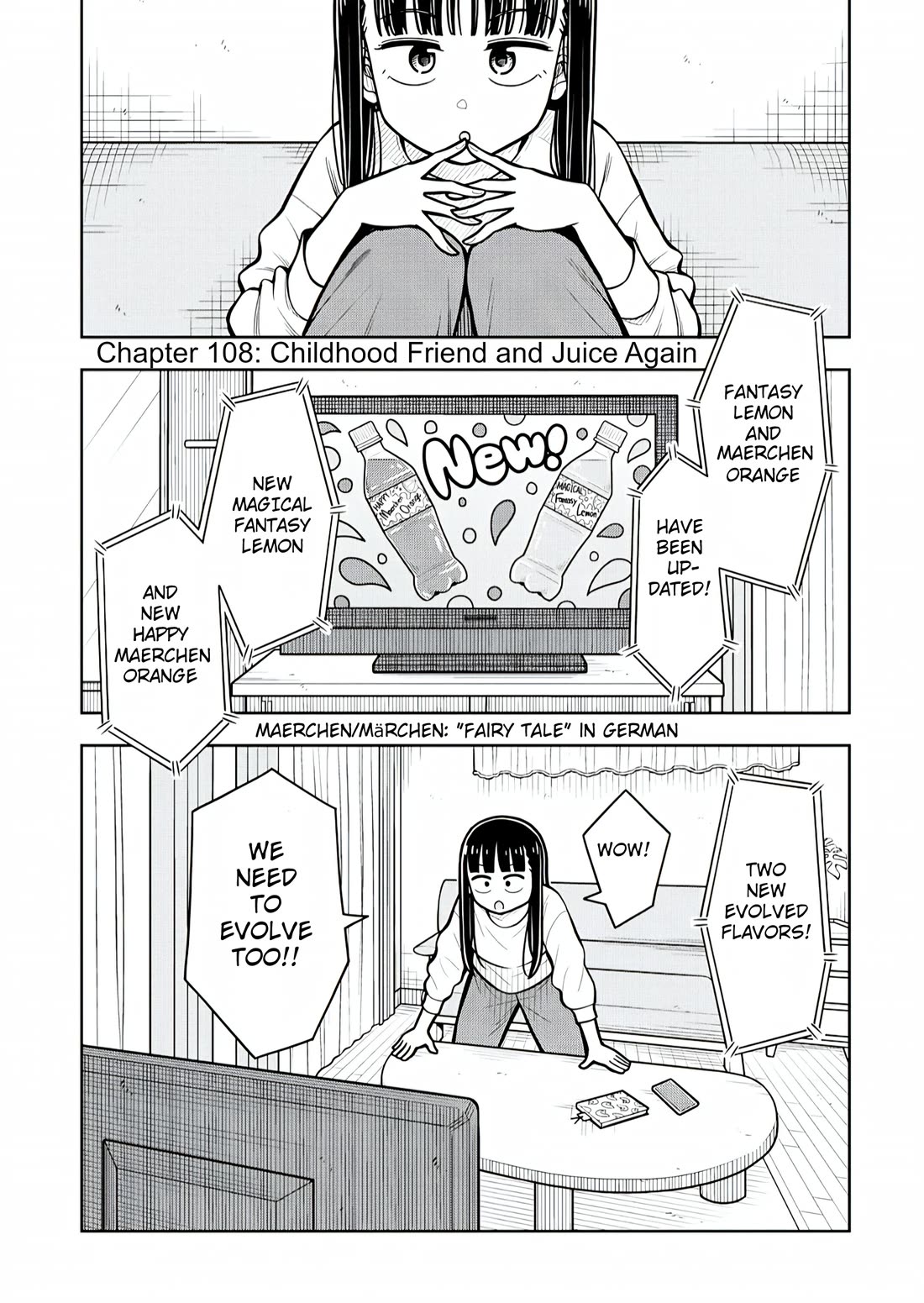 Starting Today She's My Childhood Friend Chapter 108 page 1 - Chapter 108: Childhood Friend and Juice Again (Chapter 6 Callback)