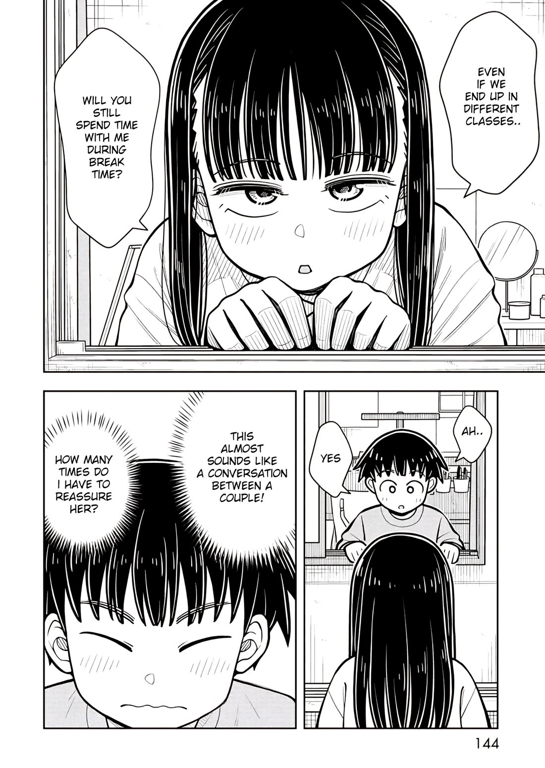 Starting Today She's My Childhood Friend Chapter 109.5 page 2 - Chapter 109.5: Volume 11 Bonus Chapter 1 - The Day Before Class Change