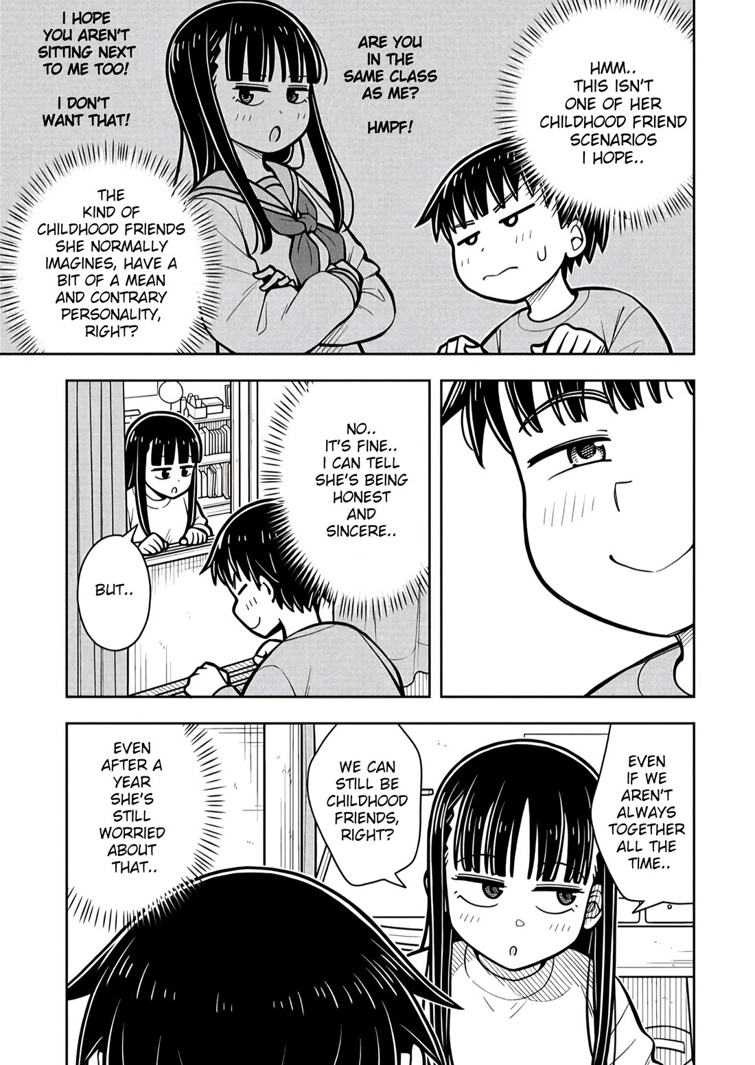 Starting Today She's My Childhood Friend Chapter 109.5 page 3 - Chapter 109.5: Volume 11 Bonus Chapter 1 - The Day Before Class Change