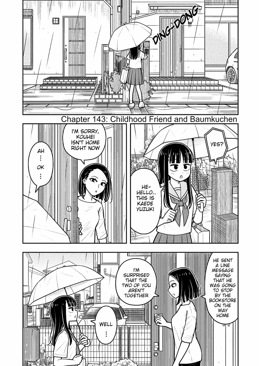 Starting Today She's My Childhood Friend Chapter 143 page 1 - Chapter 143: Childhood Friend and Baumkuchen